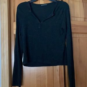 Long sleeve Henley top